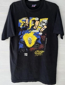 VINTAGE 90s Sam Keith GHOST RIDER Comic  Images 1993 Marvel RARE SHIRT - Picture 1 of 6