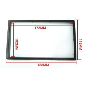 Mounting Car Audio Frame Specifications Bezel Trim Metal Dash Replacement - Picture 1 of 12