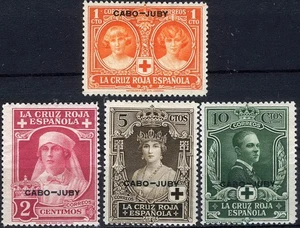 Cape Juby 1926 König Alfons & Familie Rotes Kreuz MLH (SC# B1=B4 - Bild 1 von 1
