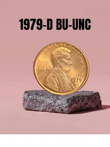 Moneda de 1 centavo sin circular Lincoln Memorial Cent BU 1979-D - Imagen 1 de 4