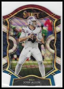 Panini Select #22 Josh Allen 2020 tricolor Prizm troquelado - Imagen 1 de 2