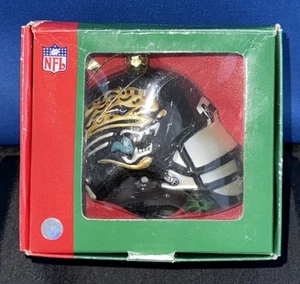 NFL Jacksonville Jaguars Helmet Glass Ornament Scottish Christmas - Picture 1 of 2