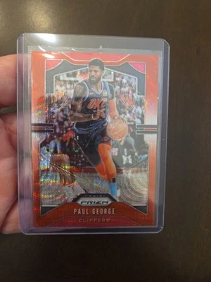 Panini Prizm 2019-20 - Paul George #185 Ruby Wave Prizm Foto 1 de 2