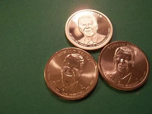 UNC.  Monete Dollaro Presidenziale S, P, D R. Reagan (PP39) - Foto 1 di 1