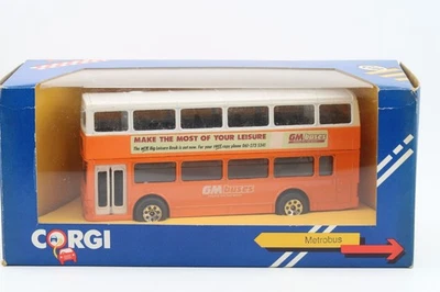 CORGI TOYS C675  * METROBUS * GM BUSES  * OVP * 1986 * MADE IN ENGLAND - Bild 1 von 4