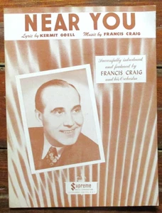 1947 "NEAR YOU" ALTE NOTEN FRÜHES PAPIER - Bild 1 von 4