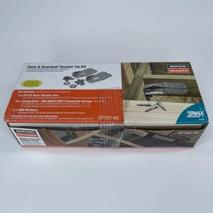 Deck Railing Guard Post Tension Tie Kit Steel Bracket (2 PACK) - Picture 1 of 5