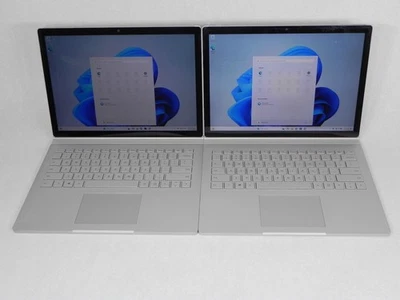 LOTE DE 2 - MICROSOFT SURFACE BOOK 2 13.5" i5-7300U 256GB SSD 8GB Windows 11 Pro Foto 1 de 4