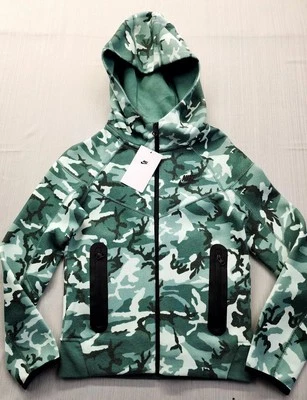 New Nike TECH Fleece Youth Full Zip Hoodie Jacket Kids FN9118 Boys Sz Small $115 - Image 1 of 4