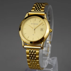 Vintage Bucherer 956.727 Women's Watch 26mm Gold New Battery - Picture 1 of 21