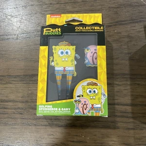 NICKELODEON PUTT BUDDIES SPONGEBOB/GARY GOLF BALL MARKER SET - NIB - Picture 1 of 2