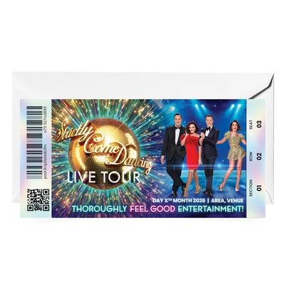 Strictly Come Dancing 2026 Tour Personalised Ticket Gift Souvenir Gift