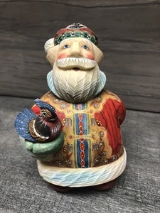 G DeBrekht Santa Bird Watcher Santa Figurine 2003 Special Edition #51783 W/COA - Picture 1 of 21