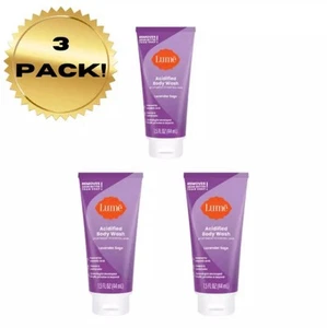 3pk- Lume Acidified Body Wash Lavender Sage  1.5 Fl Oz (44ml) TRAVEL SIZE - Picture 1 of 4