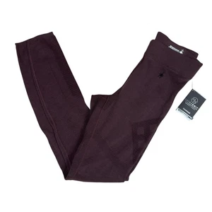 Smartwool Leggings Womens Large Woodsmoke Intraknit Merino 200 Base Layer NWT - Picture 1 of 17