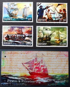 Estampillas de Jersey: "Piratas y Corsarios" MNH Paquete de Presentación 2014 - Imagen 1 de 6