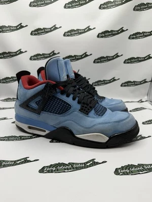Talla 11 - Air Jordan 4 Retro Travis Scott Cactus Jack 308497-406 Azul Negro Rojo Foto 1 de 4