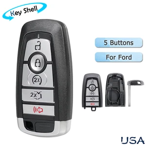 Para 2017 2018 2019 2020 2021 Ford Fusion Mustang Edge Mando a distancia Llavero Carcasa Estuche - Imagen 1 de 9