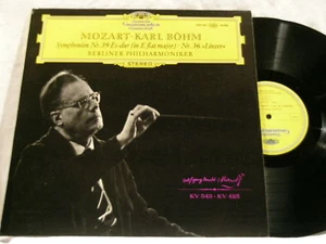MOZART Symphony 36 & 39 Karl Bohm BPO DG LP - Imagen 1 de 1