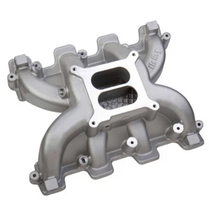 Holley HO300-129 Dual Plane Mid Rise Carby Intake Manifold for GM LS3 L92 - Picture 1 of 4