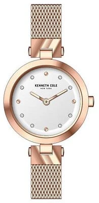 Kenneth cole KC50511003 Reloj Mujer Nueva York Clásico Oro Rosa Acero Malla Foto 1 de 2