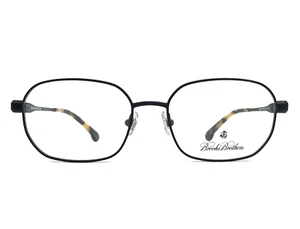 Brooks Brothers Eyeglasses Frame BB1049 1154 Matte Black Oval Wire Rim 54-17-140 - Picture 1 of 12