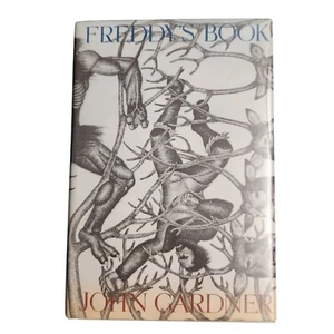 Vintage Signed 1980 First Edition HCDJ John Gardner's FREDDY'S BOOK - Picture 1 of 9