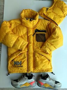 Down jacket HELLY HANSEN ZN S818T, stuffing down 555, Yellow, Sz 