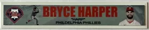 BRYCE HARPER PHILADELIA PHILLIES FULL COLOR NAME PLATE - Picture 1 of 1