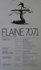 "FLAINE / STUDIO 1600 (Programme 70/71)" Affiche originale entoile Roland TOPOR