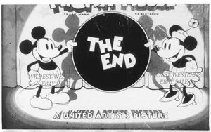 DISNEYLAND Vintage Photo MICKEY & MINNIE MOUSE Transferred from Nitrate Positive - Picture 1 of 3