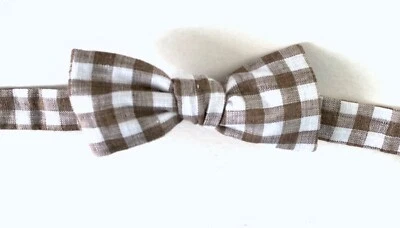 Hackett London Linen Gingham Bowtie Multi - Image 1 of 3