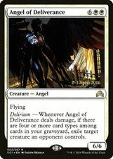1x Angel of Deliverance - NM MTG Foil - Shadows over Innistrad Prerelease