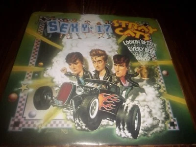 The Stray Cats Sexy + 17 / Lookin Better Every Beer w/ Sleeve 1A 1G Matrix 7" 45 - Image 1 of 4
