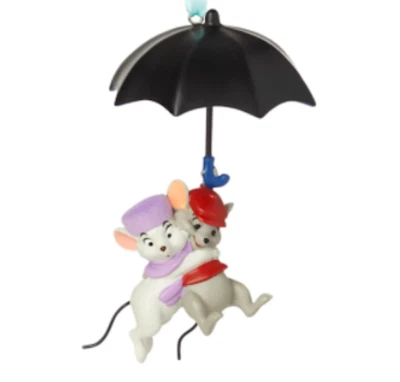 NEW 2021 Disney Store Bernard & Miss Bianca Sketchbook Ornament The Rescuers NIB - Image 1 of 2