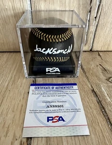 Jackson Chourio Milwaukee Brewers Signed Black Major League Baseball PSA /DNA - Picture 1 of 6