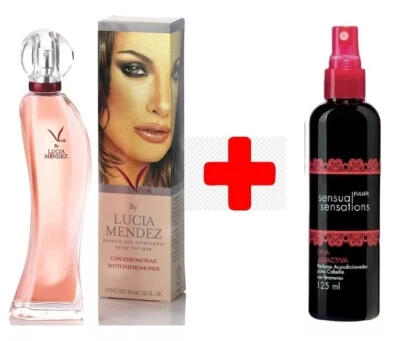 Lucia Mendez VIVIR Y PERFUME PARA CABELLO CON FEROMONAS SET 2 piezas FULLER  - Image 1 of 4