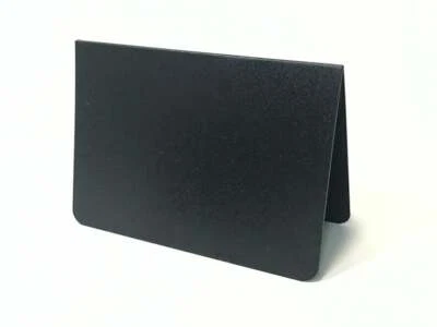 Set of V-tipe mini chalkboard stans, horizontal price tag mini sign, plastic  - Image 1 of 4