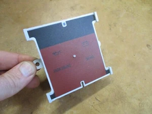 HOLDEN HX HZ WB DASH INSERT WARNING LIGHT LENS GAUGE INDICATOR OIL BATTERY LIGHT - Picture 1 of 7