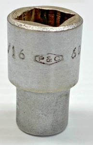 Herramientas PLOMB de colección P&C 6014-7/16" enchufe poco profundo 1/2" unidad 12 puntos herramienta EE. UU. - Imagen 1 de 12