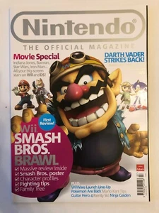 Nintendo Magazine July 2008 #31 Cover Wii Smash Bros Brawl 489B - Picture 1 of 2