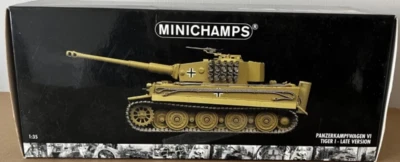 Minichamps Alemán Panzerkampfwagen VI Tiger 1 Versión Tardía Tanque Escala 1:35 Segunda Guerra Mundial Foto 1 de 4