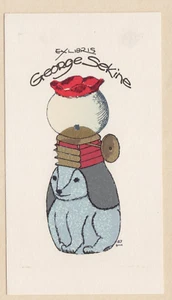 Ex Libris - Japan - Yoshiaki HARA - S1 - SilkScreen - 1987 - Afbeelding 1 van 2