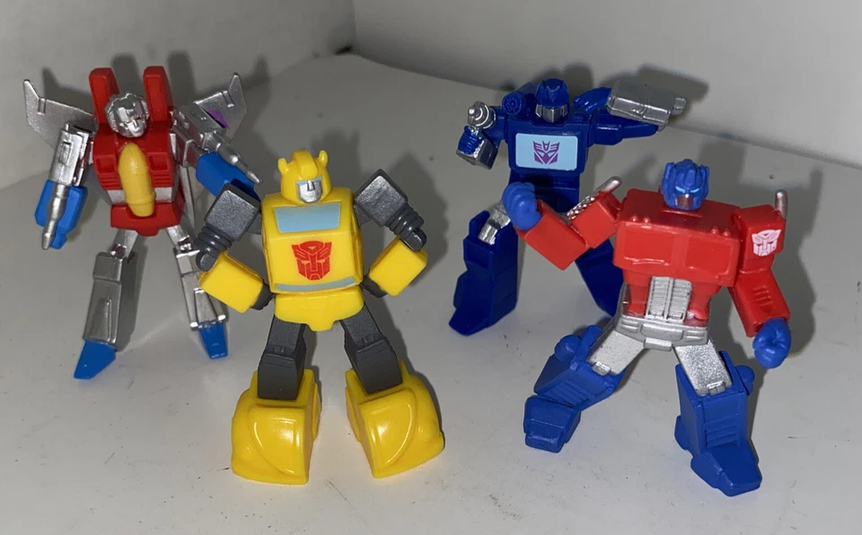 TRANSFORMERS G1 - JUST PLAY - HASBRO - MINI G1 FIGURES - LOT OF 4 - 2022 - Image 1 of 4