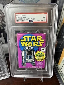 Topps 1977 Series 3 Wax Pack Graded NM 70 Star Wars - Picture 1 of 2