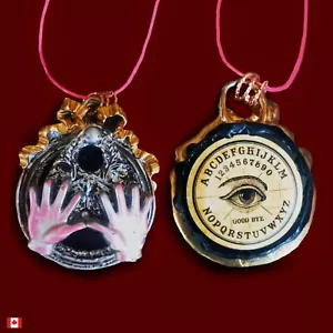 Ouija Board Wicca Witch Pagan Talisman Jewelry Amulet Pendant Necklace Hands Eye - Picture 1 of 24
