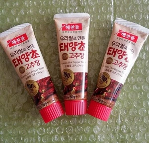 Koreanische Lebensmittel Saucen Koreanische rote Paprika Paste Gochujang 60g*3(180g) Tube Style  - Bild 1 von 4