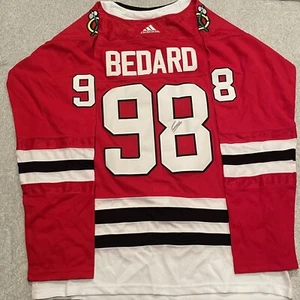 Connor Bedard Signed Jersey Chicago Blackhawks Autographed - Picture 1 of 2