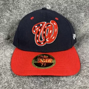 Washington Nationals Hat Fitted 7 3/4 New Era MLB 59FIFTY Low Profile 2 Tone NEW - Picture 1 of 11