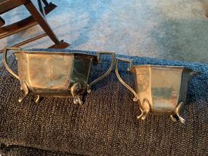 Sterling Silber Milchkännchen ohne Gewicht & Zuckerdose B Mono 372,1 Gramm - Bild 1 von 3